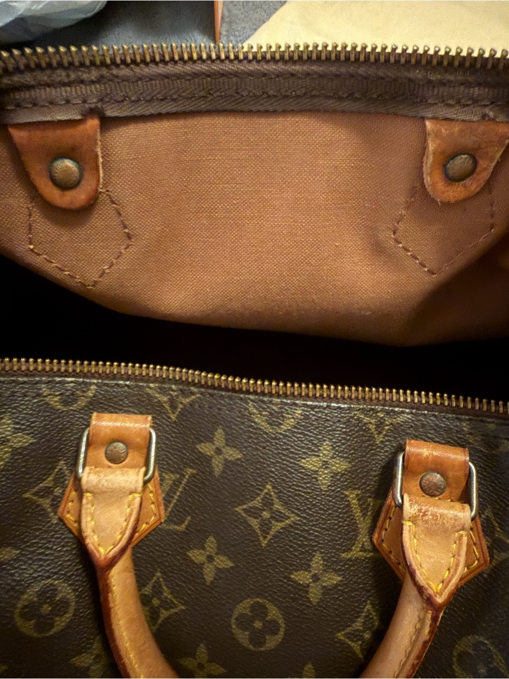 Louis Vuitton vintage speedy 35 - Picture 9 of 11